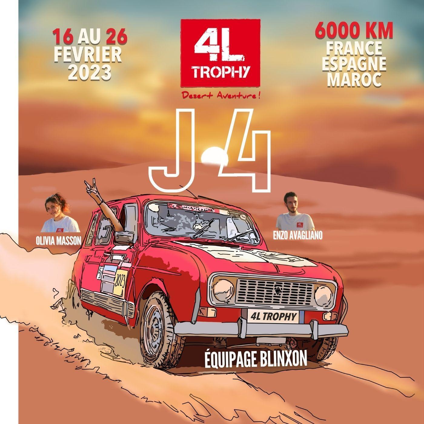 4L Trophy 2023 J4 Boulajoul Made in 80